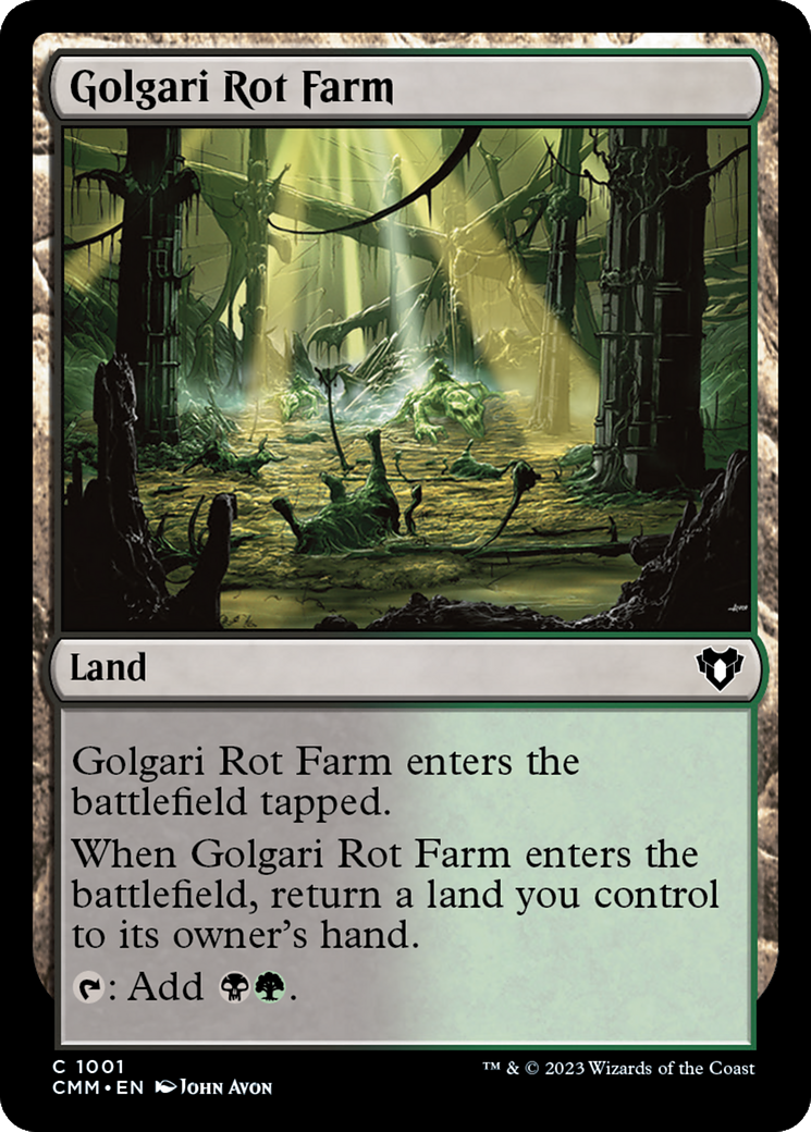 Golgari Rot Farm [Commander Masters] | Anubis Games and Hobby