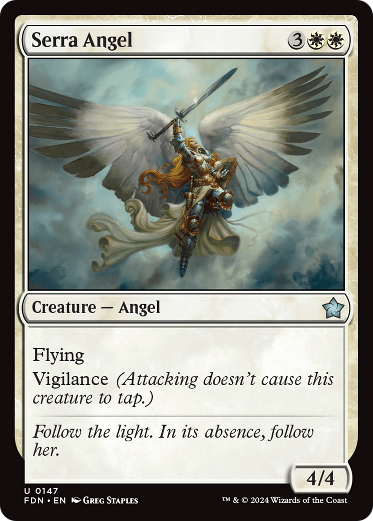 Serra Angel [Foundations] | Anubis Games and Hobby