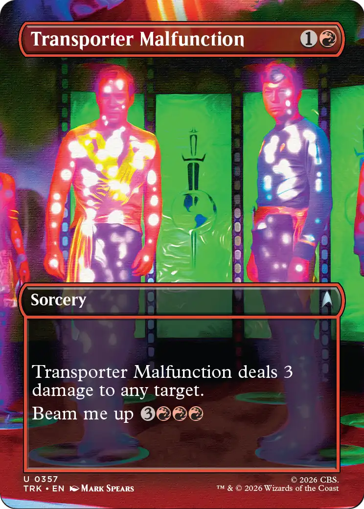 Transporter Malfunction (Borderless) [Star Trek] | Anubis Games and Hobby