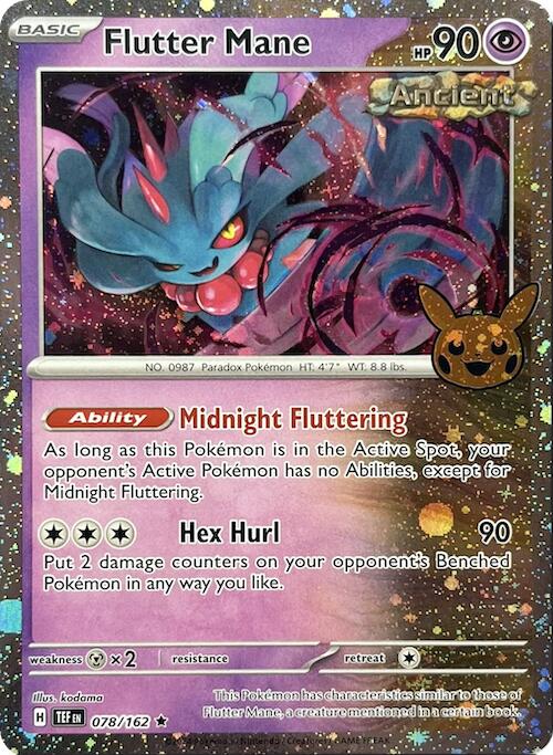 Flutter Mane (078/162) (Cosmos Holo) [Trick or Trade 2024] | Anubis Games and Hobby