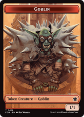 Goblin // Treasure Double-Sided Token [Foundations Tokens] | Anubis Games and Hobby