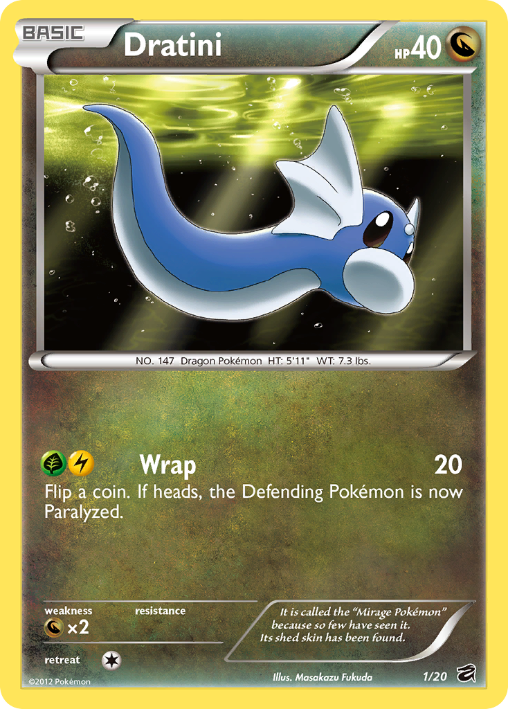 Dratini (1/20) [Black & White: Dragon Vault] | Anubis Games and Hobby