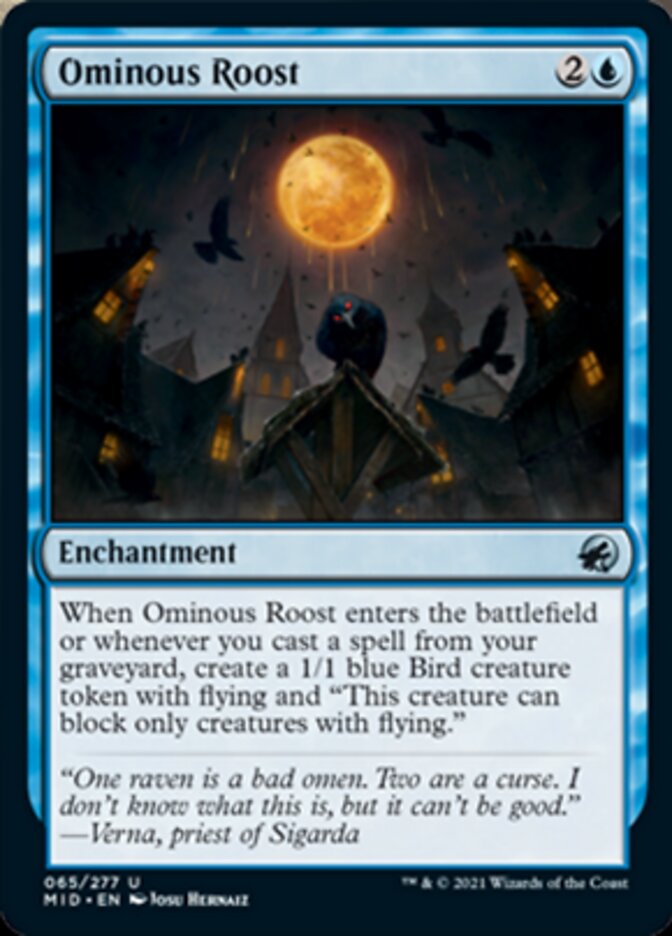 Ominous Roost [Innistrad: Midnight Hunt] | Anubis Games and Hobby