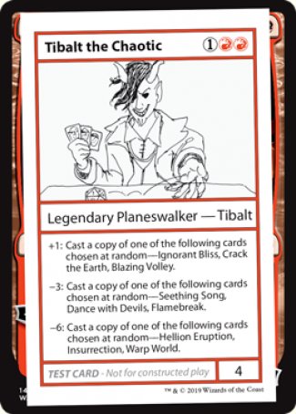 Tibalt the Chaotic (2021 Edition) [Mystery Booster Playtest Cards] | Anubis Games and Hobby