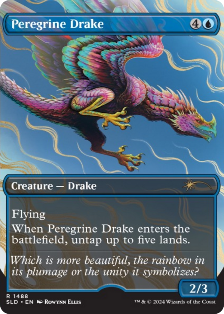 Peregrine Drake (Rainbow Foil) [Secret Lair Drop Series] | Anubis Games and Hobby