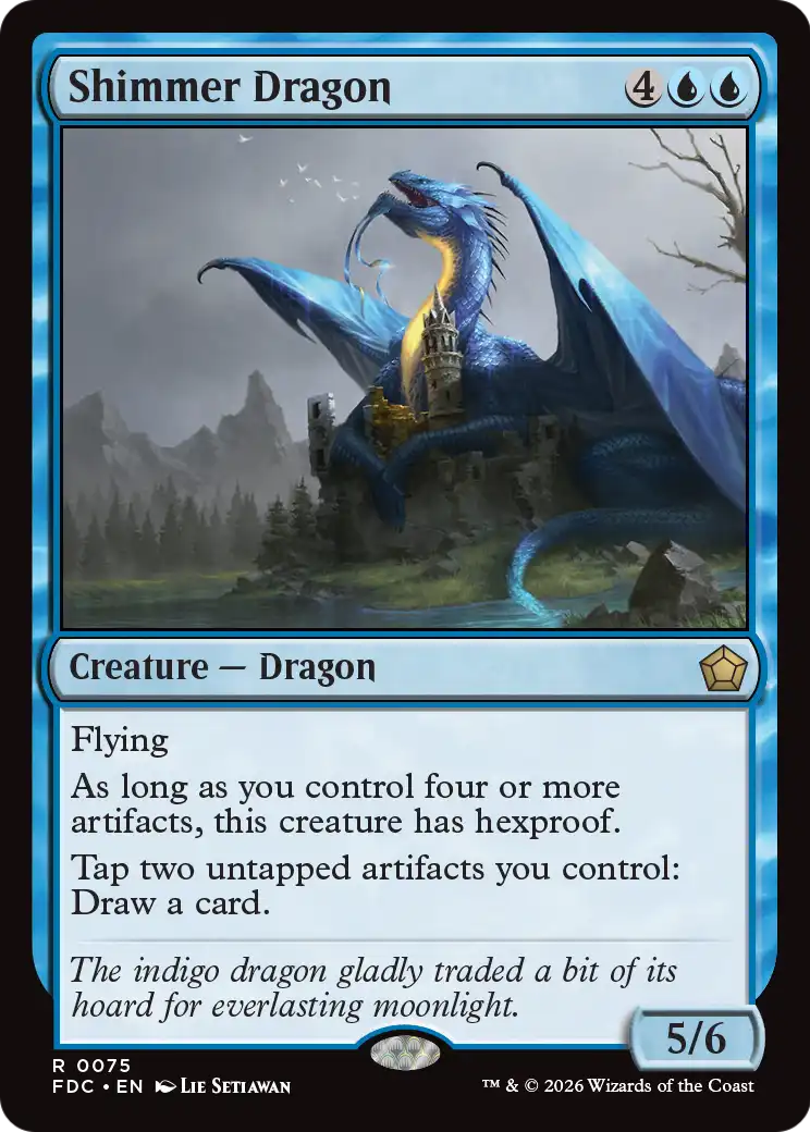 Shimmer Dragon [Foundations Commander] | Anubis Games and Hobby