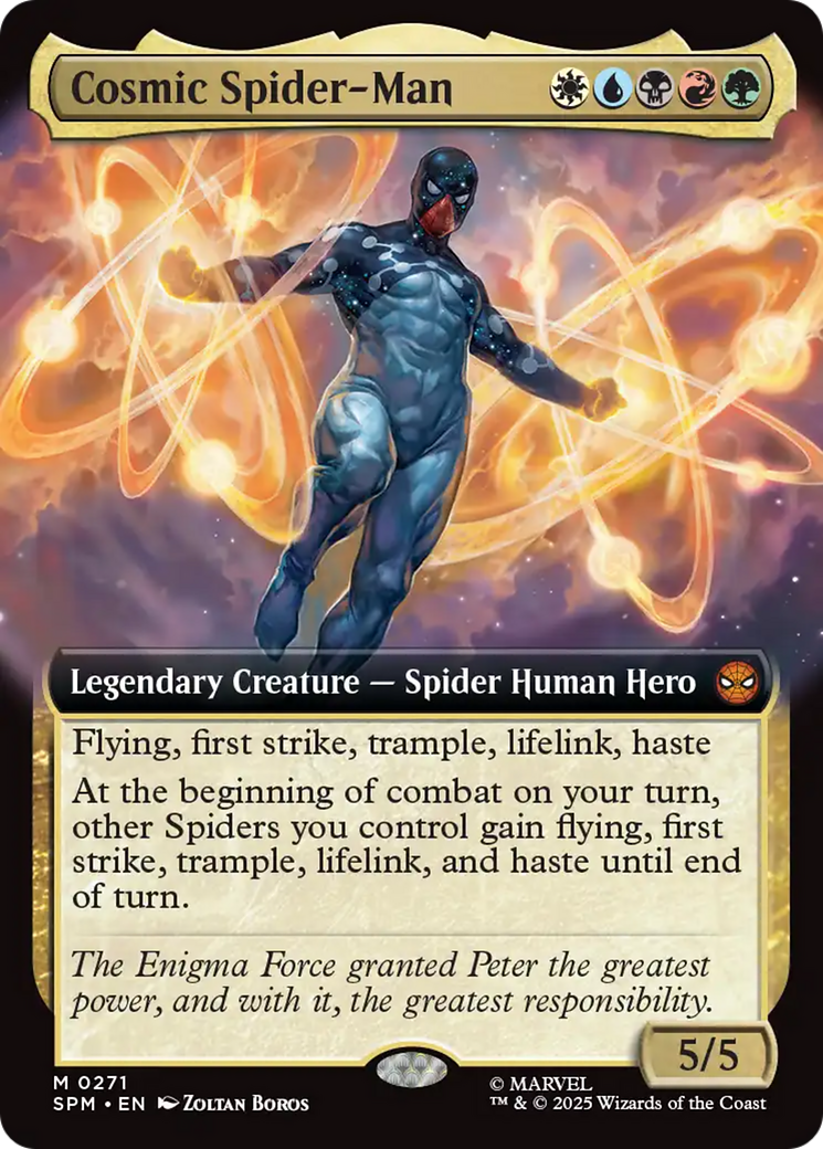 Cosmic Spider-Man (Extended Art) [Marvel's Spider-Man] | Anubis Games and Hobby