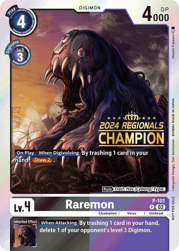 Raremon [P-101] - P-101 (2024 Regionals Champion) [Promotional Cards] | Anubis Games and Hobby