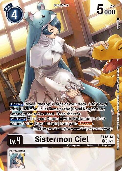 Sistermon Ciel [ST12-13] (Event Pack 7) [Starter Deck: Jesmon] | Anubis Games and Hobby