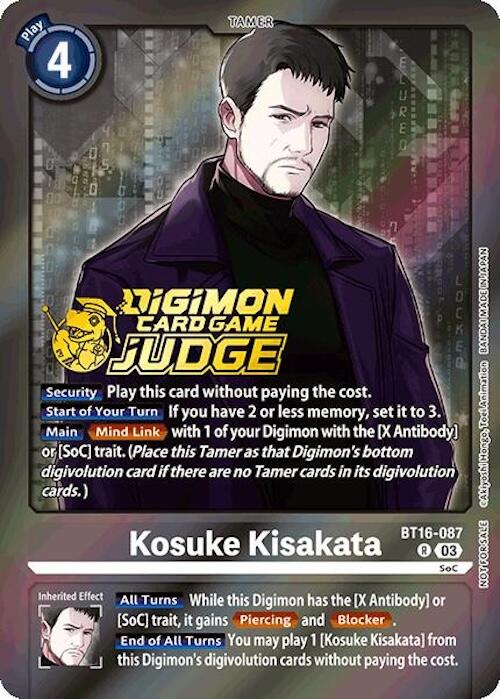 Kosuke Kisakata [BT16-087] (Judge Pack 6) [Beginning Observer] | Anubis Games and Hobby