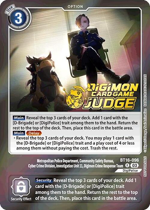 Metropolitan Police Department, Community Safety Bureau, Cyber Crime Division... [BT16-096] (Judge Pack 6) [Beginning Observer] | Anubis Games and Hobby