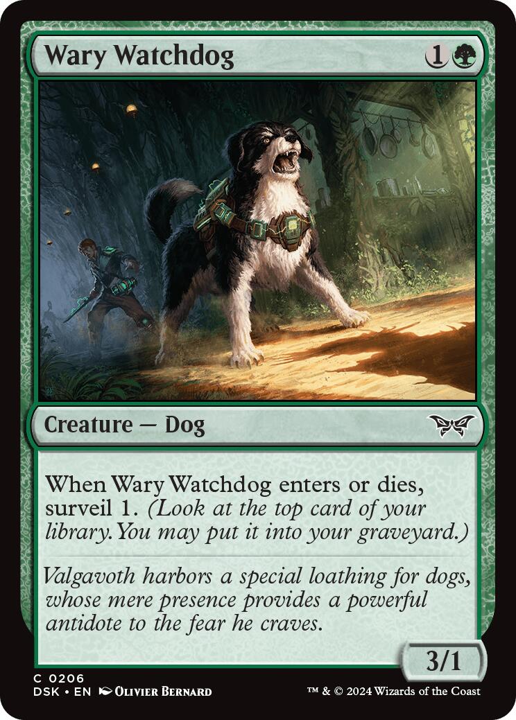 Wary Watchdog [Duskmourn: House of Horror] | Anubis Games and Hobby