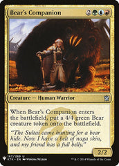 Bear's Companion [Mystery Booster] | Anubis Games and Hobby