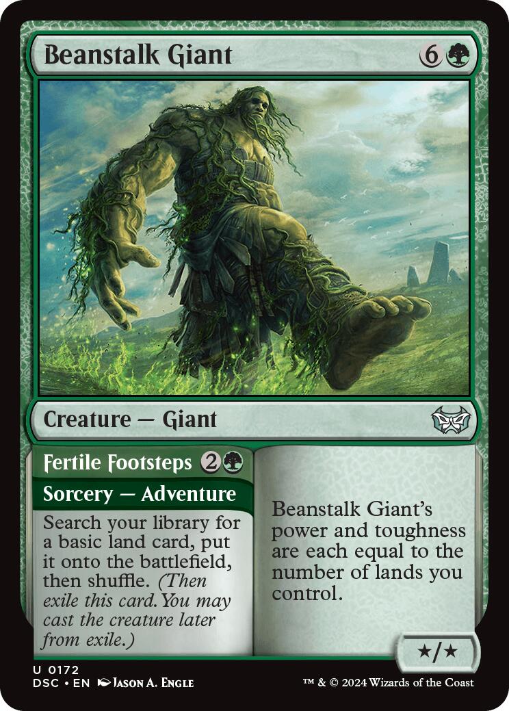 Beanstalk Giant [Duskmourn: House of Horror Commander] | Anubis Games and Hobby