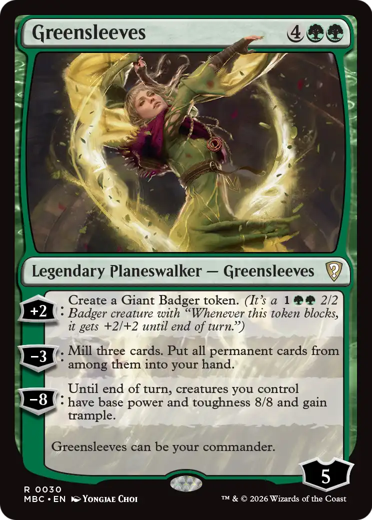Greensleeves [Mystery Booster: Commander Edition] | Anubis Games and Hobby