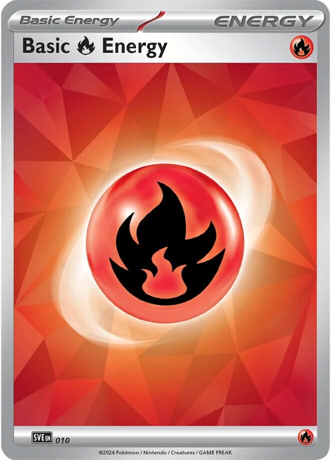 Basic Fire Energy (010)(Holo) [Scarlet & Violet: Stellar Crown] | Anubis Games and Hobby