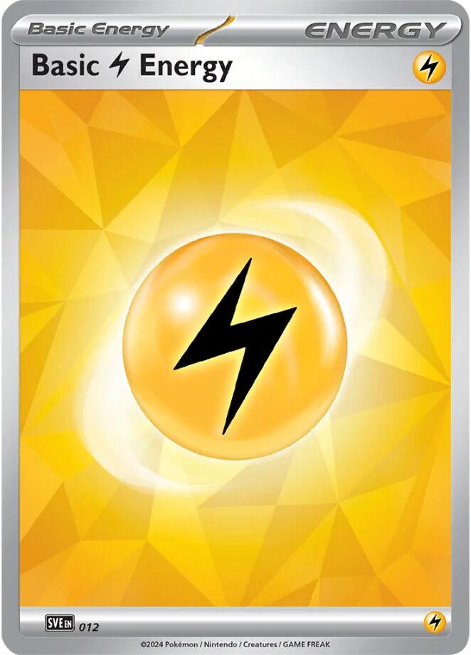 Basic Lightning Energy (012)(Holo) [Scarlet & Violet: Stellar Crown] | Anubis Games and Hobby