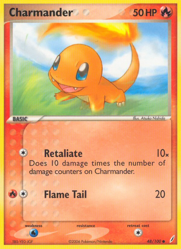 Charmander (48/100) [EX: Crystal Guardians] | Anubis Games and Hobby