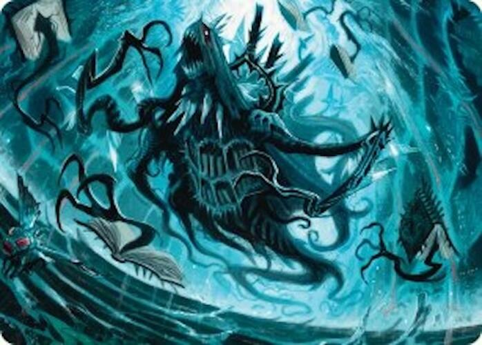 Overlord of the Floodpits Art Card [Duskmourn: House of Horror Art Series] | Anubis Games and Hobby