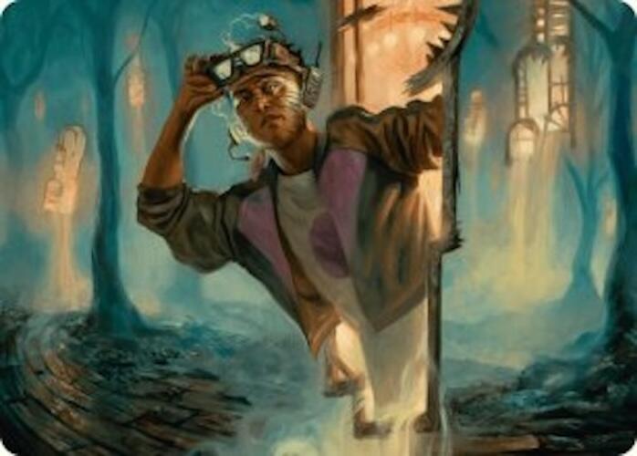 House Cartographer Art Card [Duskmourn: House of Horror Art Series] | Anubis Games and Hobby