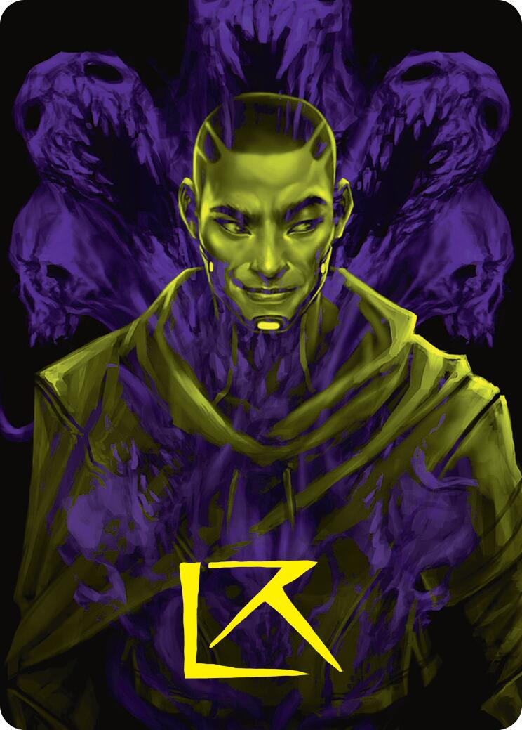 Kaito, Bane of Nightmares Art Card (Gold-Stamped Signature) [Duskmourn: House of Horror Art Series] | Anubis Games and Hobby