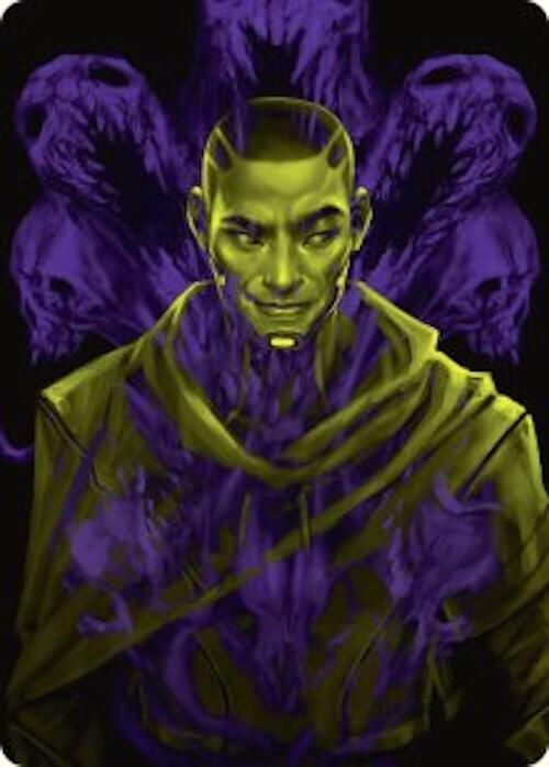 Kaito, Bane of Nightmares Art Card [Duskmourn: House of Horror Art Series] | Anubis Games and Hobby