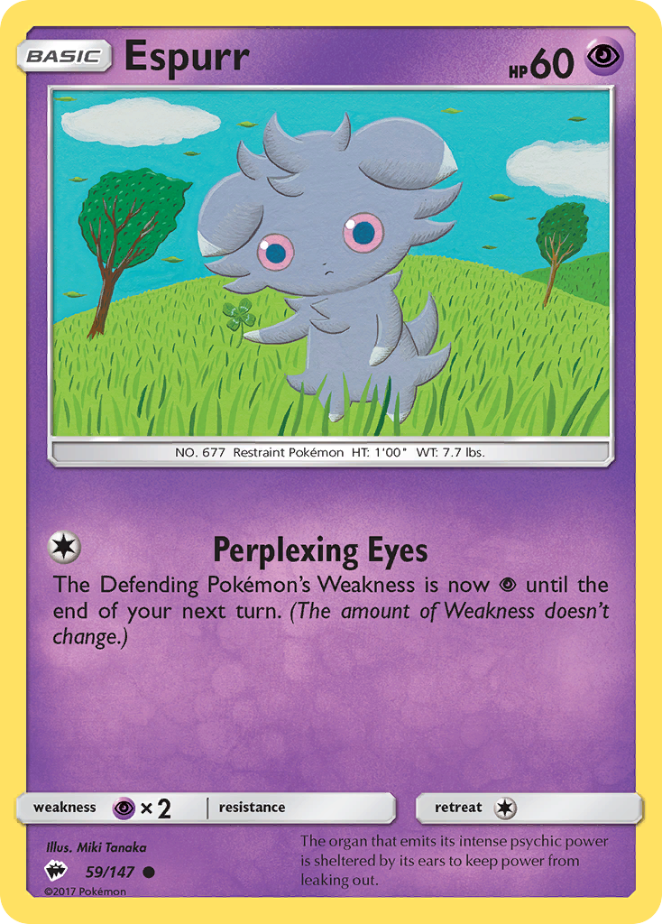 Espurr (59/147) [Sun & Moon: Burning Shadows] | Anubis Games and Hobby