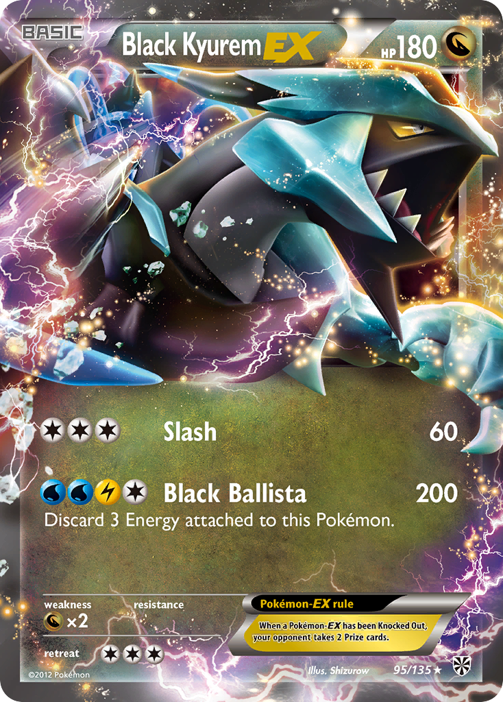 Black Kyurem EX (95/135) [Black & White: Plasma Storm] | Anubis Games and Hobby
