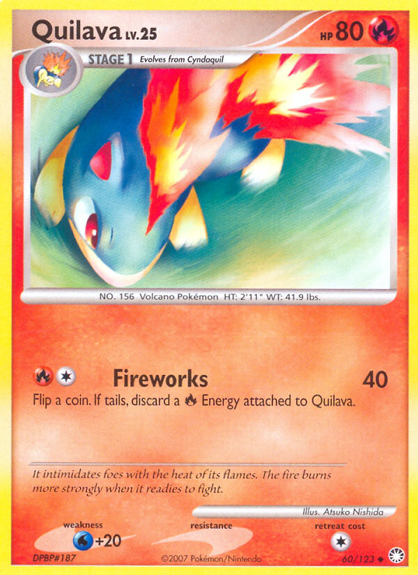Quilava (60/123) [Diamond & Pearl: Mysterious Treasures] | Anubis Games and Hobby