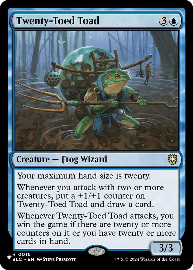 Twenty-Toed Toad [The List] | Anubis Games and Hobby