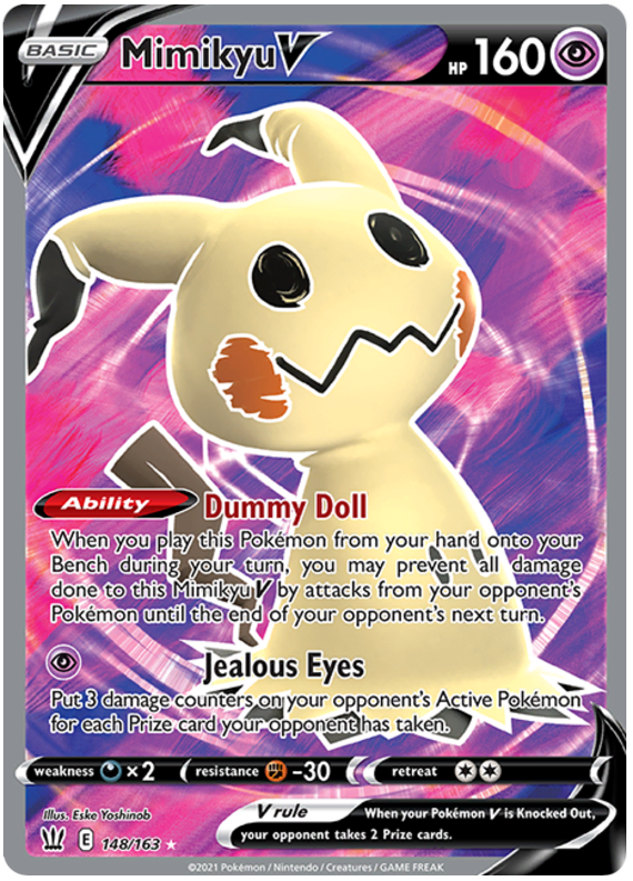 Mimikyu V (148/163) [Sword & Shield: Battle Styles] | Anubis Games and Hobby