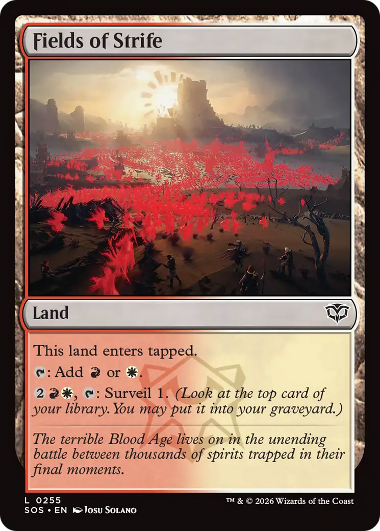 Fields of Strife [Secrets of Strixhaven] | Anubis Games and Hobby