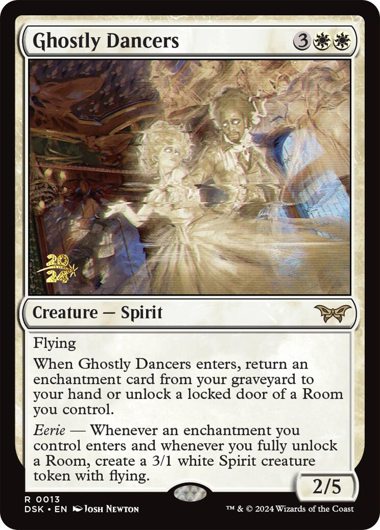 Ghostly Dancers [Duskmourn: House of Horror Prerelease Promos] | Anubis Games and Hobby