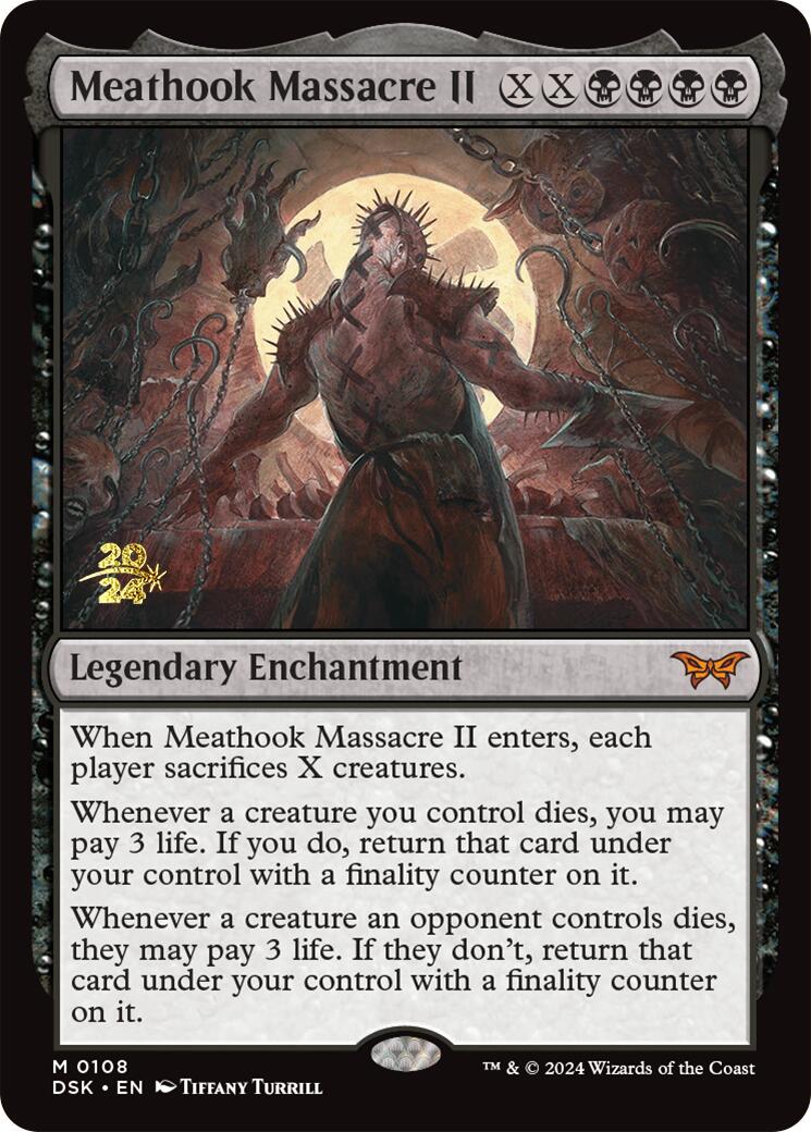 Meathook Massacre II (0108) [Duskmourn: House of Horror Prerelease Promos] | Anubis Games and Hobby