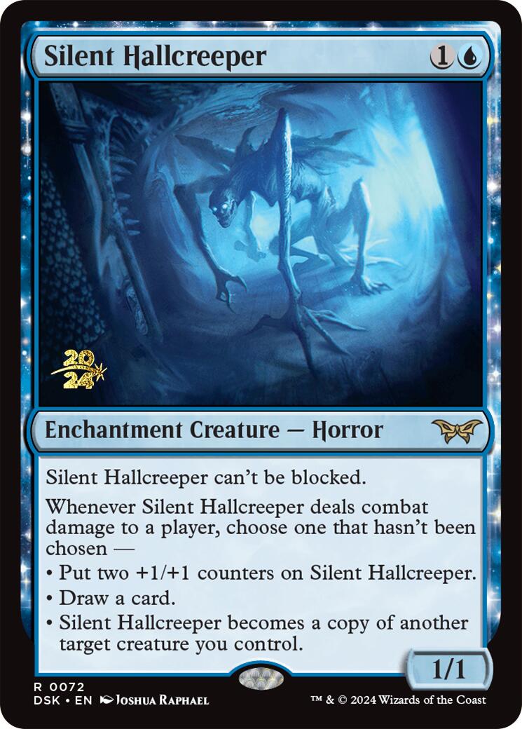 Silent Hallcreeper [Duskmourn: House of Horror Prerelease Promos] | Anubis Games and Hobby