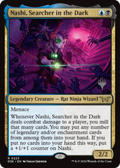 Nashi, Searcher in the Dark [Duskmourn: House of Horror Promos] | Anubis Games and Hobby