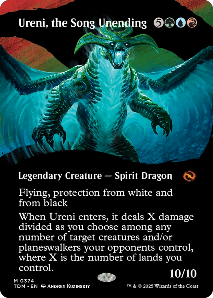 Ureni, the Song Unending (Borderless) [Tarkir: Dragonstorm] | Anubis Games and Hobby