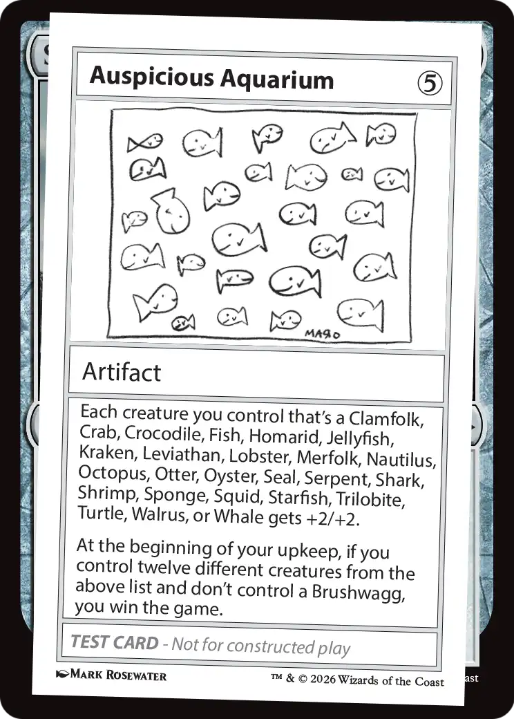 Auspicious Aquarium [Mystery Booster Playtest Cards] | Anubis Games and Hobby