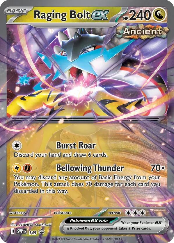 Raging Bolt ex (145) [SV: Scarlet & Violet Promo Cards] | Anubis Games and Hobby