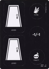 Punch Card Token (1 // 2) [Duskmourn: House of Horror Tokens] | Anubis Games and Hobby