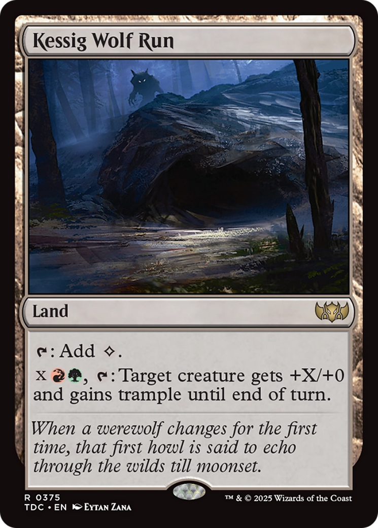 Kessig Wolf Run [Tarkir: Dragonstorm Commander] | Anubis Games and Hobby