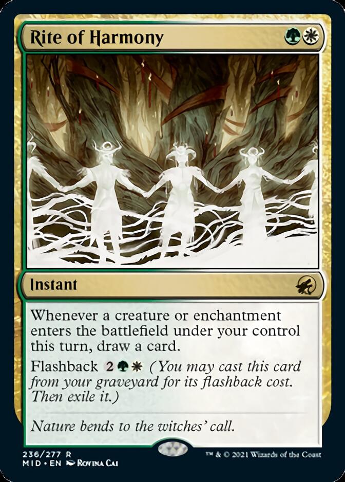 Rite of Harmony [Innistrad: Midnight Hunt] | Anubis Games and Hobby