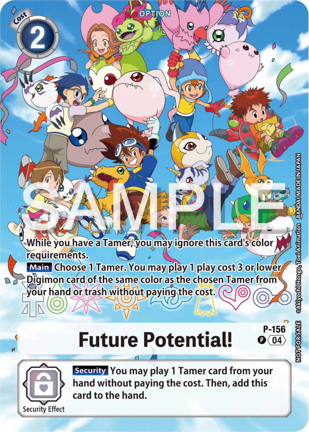 Future Potential! [P-156] (25th Anniversary Digimon Adventure) [Digimon LIBERATOR] | Anubis Games and Hobby