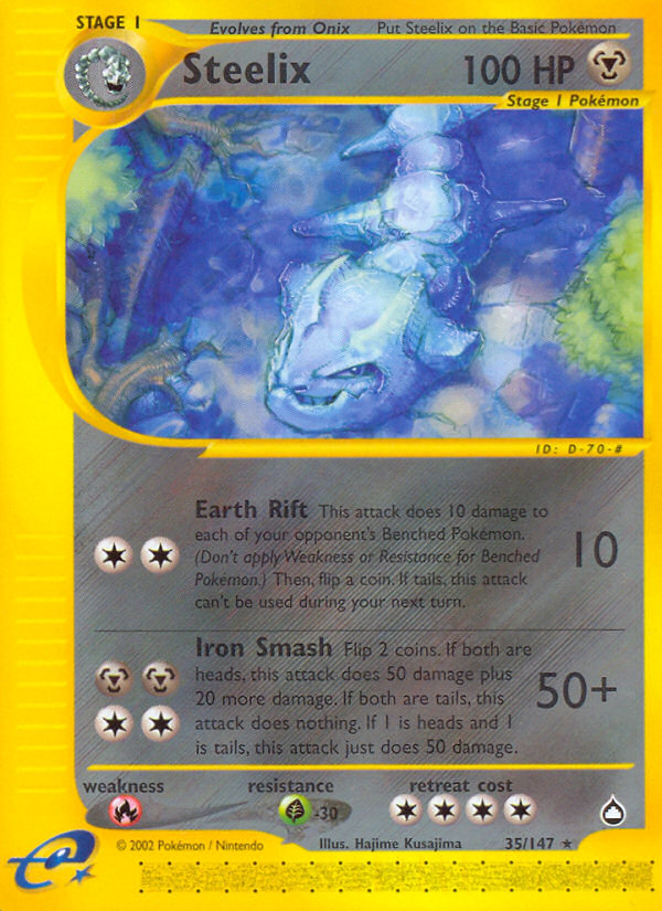 Steelix (35/147) [Aquapolis] | Anubis Games and Hobby