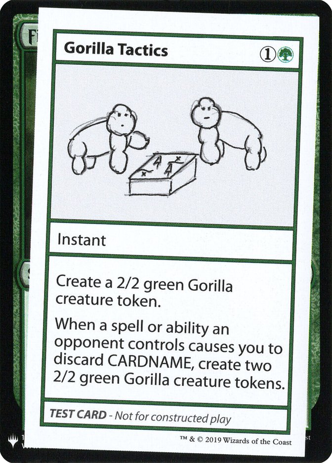 Gorilla Tactics [Mystery Booster Playtest Cards] | Anubis Games and Hobby