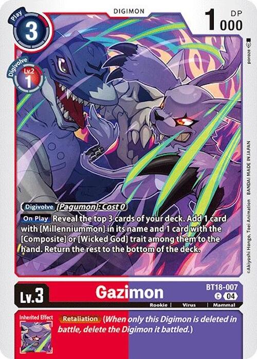 Gazimon [BT18-007] [Release Special Booster 2.0] | Anubis Games and Hobby