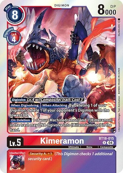 Kimeramon [BT18-015] [Release Special Booster 2.0] | Anubis Games and Hobby