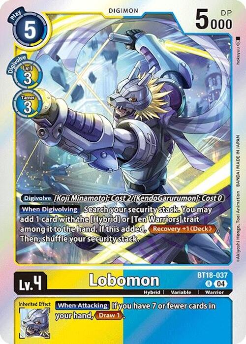 Lobomon [BT18-037] [Release Special Booster 2.0] | Anubis Games and Hobby