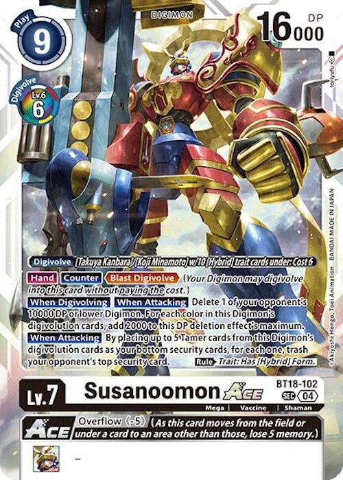 Susanoomon ACE [BT18-102] [Release Special Booster 2.0] | Anubis Games and Hobby