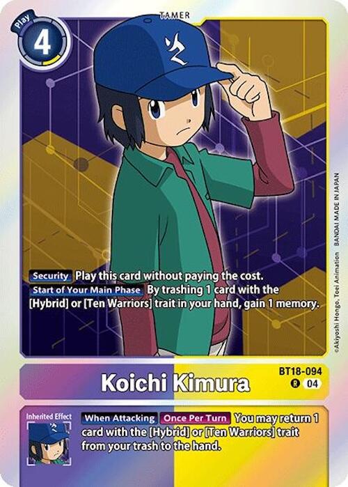 Koichi Kimura [BT18-094] [Release Special Booster 2.0] | Anubis Games and Hobby